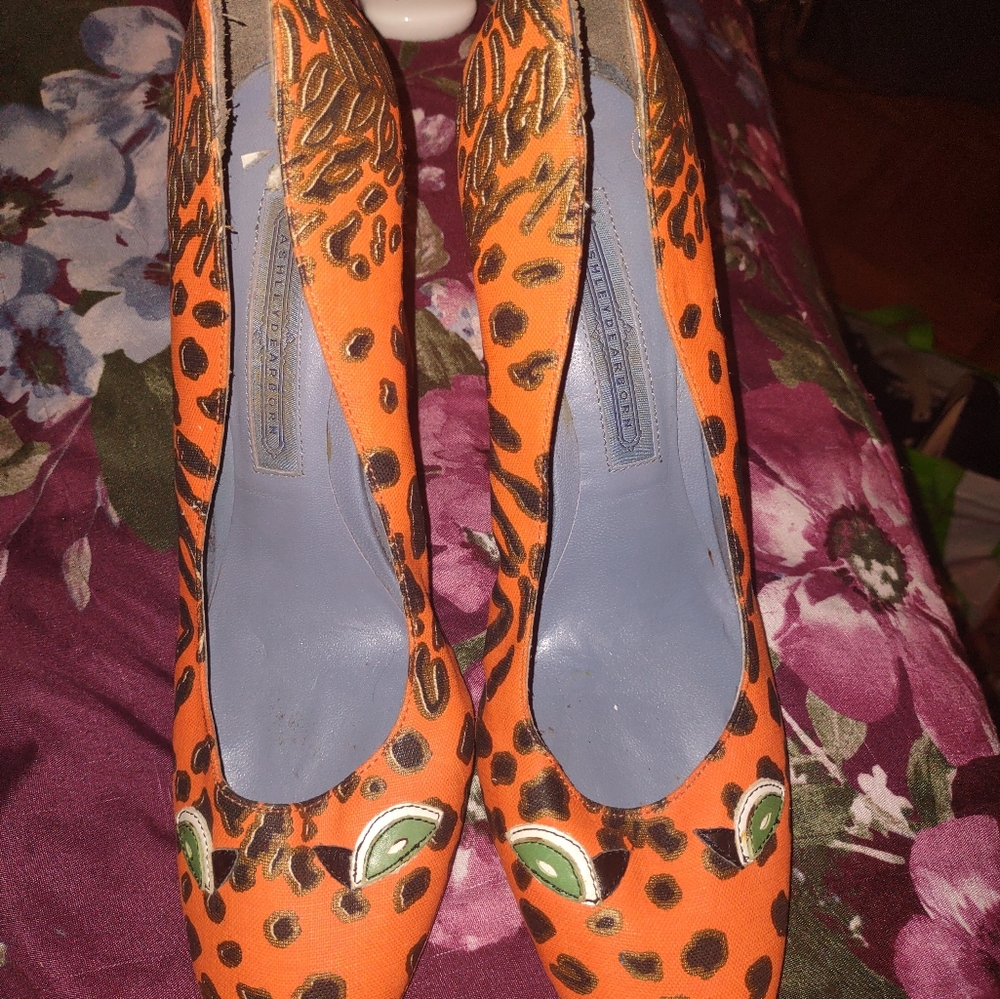 Rare! Ashley Dearborn Animal Wedges